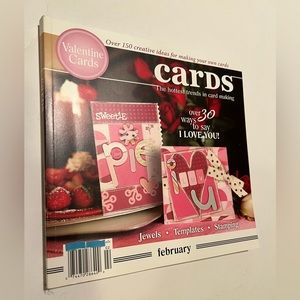 FEBRUARY CARD MAKING IDEA BOOK.